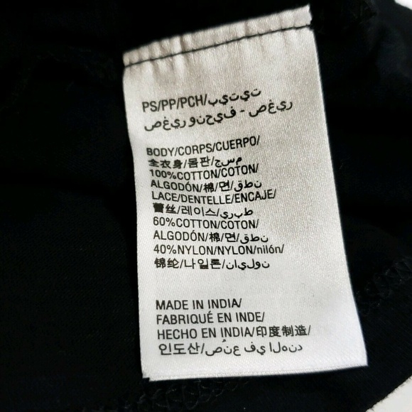 NWT Style & Co Petite PSmall Lace-Front Henley Top - Picture 8 of 8